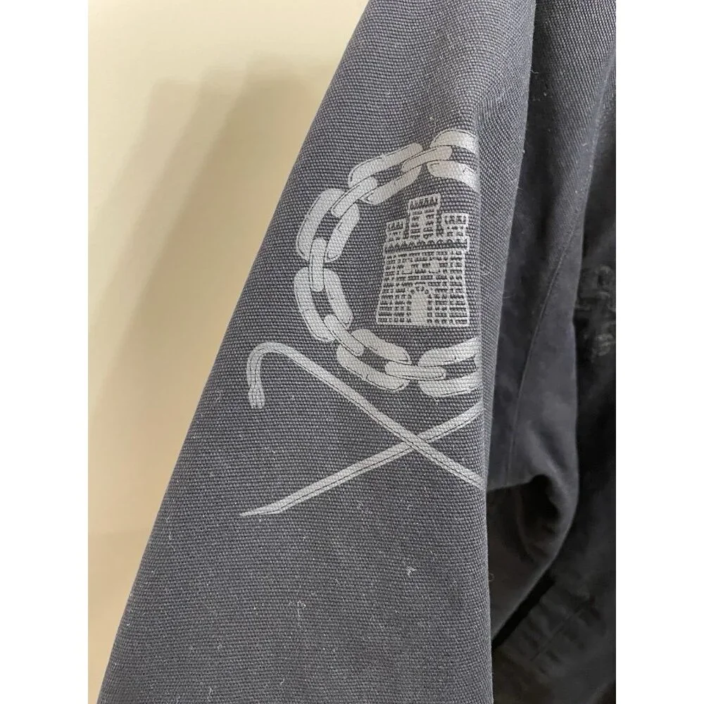 RARE Vintage 2008 Men's Crooks & Castles 'God, Guns & Money' Jacket Black Read*
